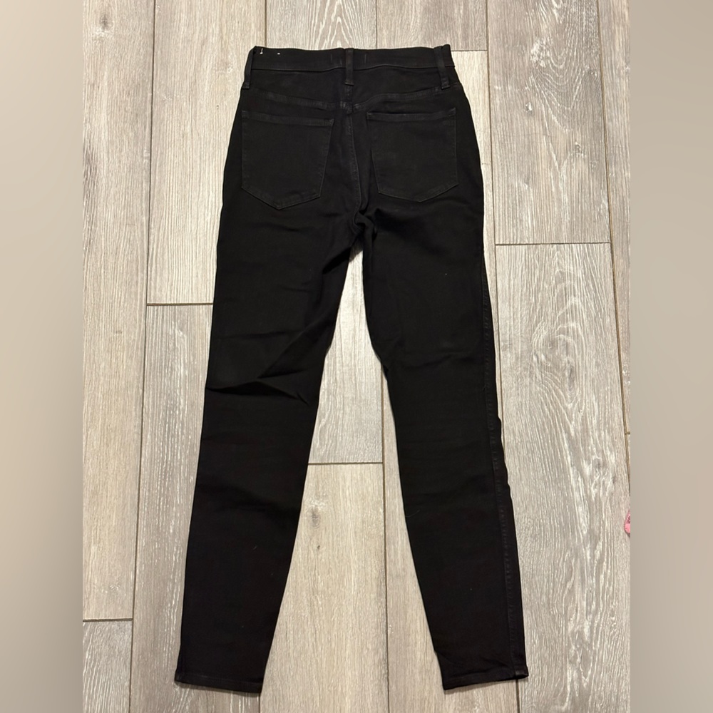 Madewell 10” High-Rise Skinny Jeans in Black Frost - Picture 7 of 12